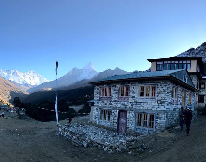 Stayed at lodge at Tyengboche