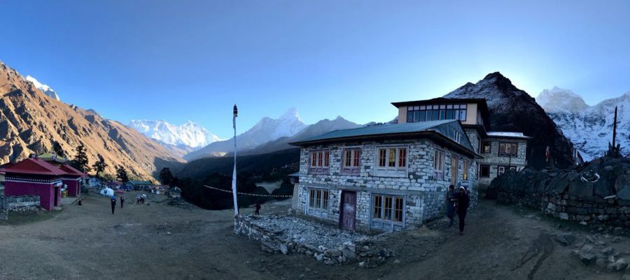 Stayed at lodge at Tyengboche